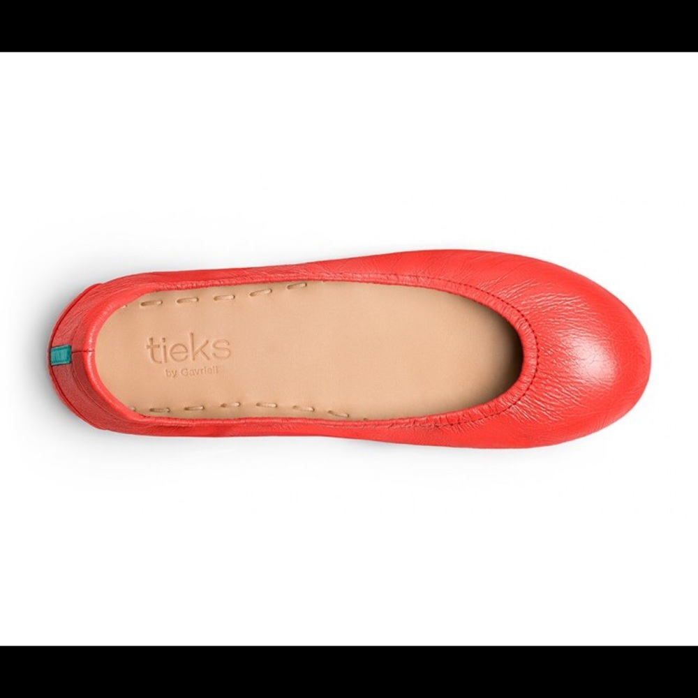 Poppy red ballet 🩰 flats by TIEKS